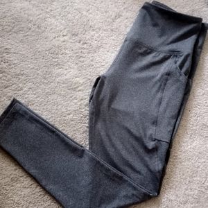 Hi Waisted Steel Grey Leggings | SO